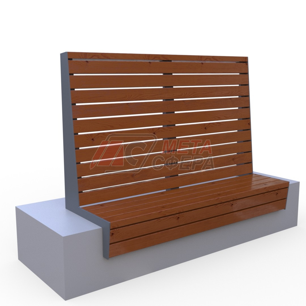 Настил на основание Noma Wall со спинкой