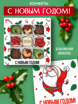 Конфеты шоколадные набор подарочный на Новый год