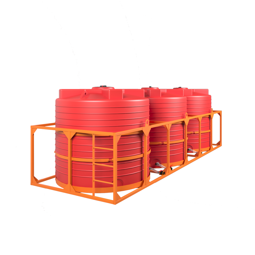 Кассет 3*6000л КАС Политим 18000 л.(6470x2190x2090см;красный) - арт.560824