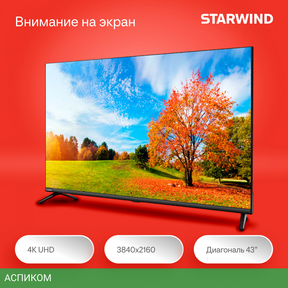 Телевизор LED Starwind 43" SW-LED43UG405