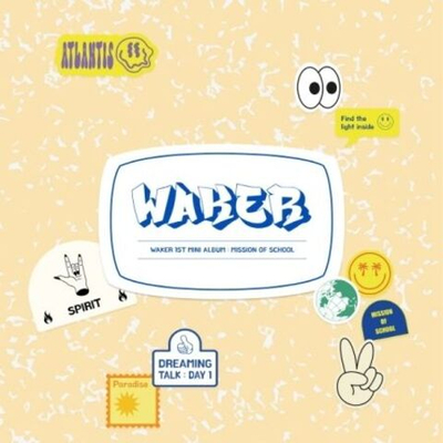 Альбом WAKER - MISSION OF SCHOOL 1st Mini Album 2 Version SET