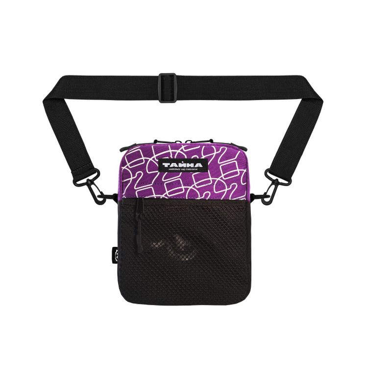 Сумка через плечо ТАЙНА фиол.-чер./вопросы