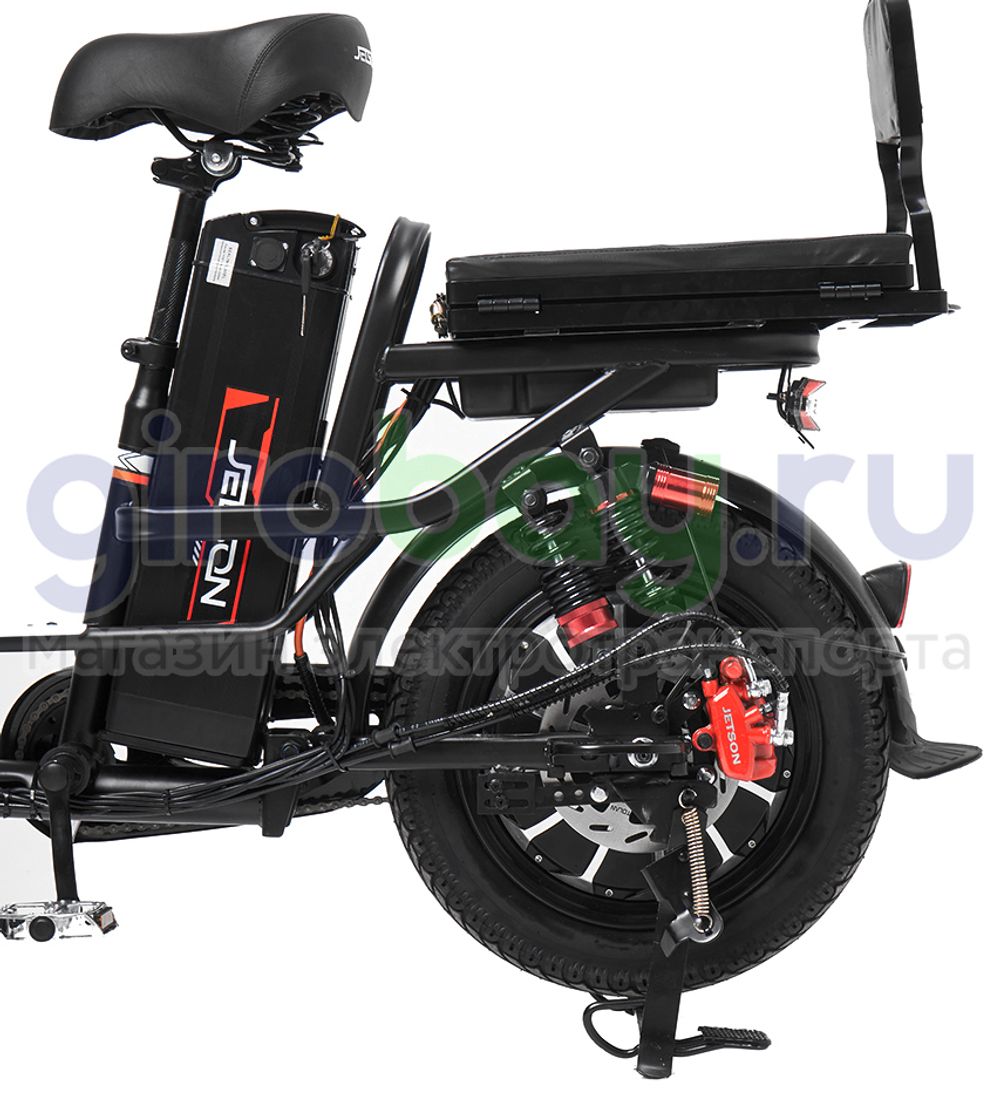 Электровелосипед Jetson Monster Pro Black 1200W (60V/30Ah) двойные амортизаторы фото №10