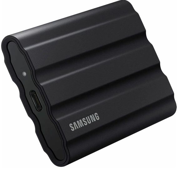 2 ТБ Внешний SSD Samsung T7 Shield, USB 3.2 Gen 2 Type-C, black