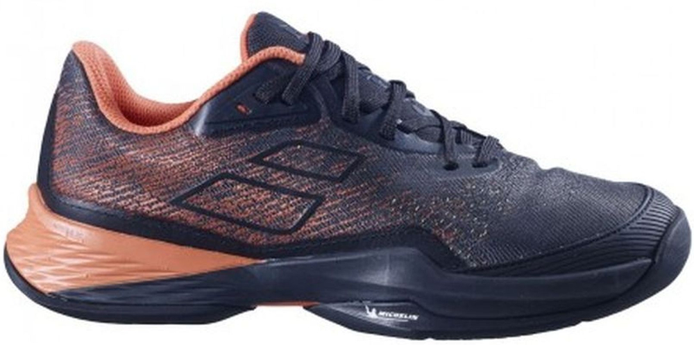 Женские теннисные кроссовки Babolat Jet Mach 3 All Court Women - black/living coral