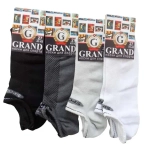 Носки для спорта мужские GRAND LINE без паголенка, сетка, цвет чёрный, р. 29