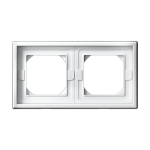 ARTGALLERY 2-постовая РАМКА IP44, БЕЛЫЙ