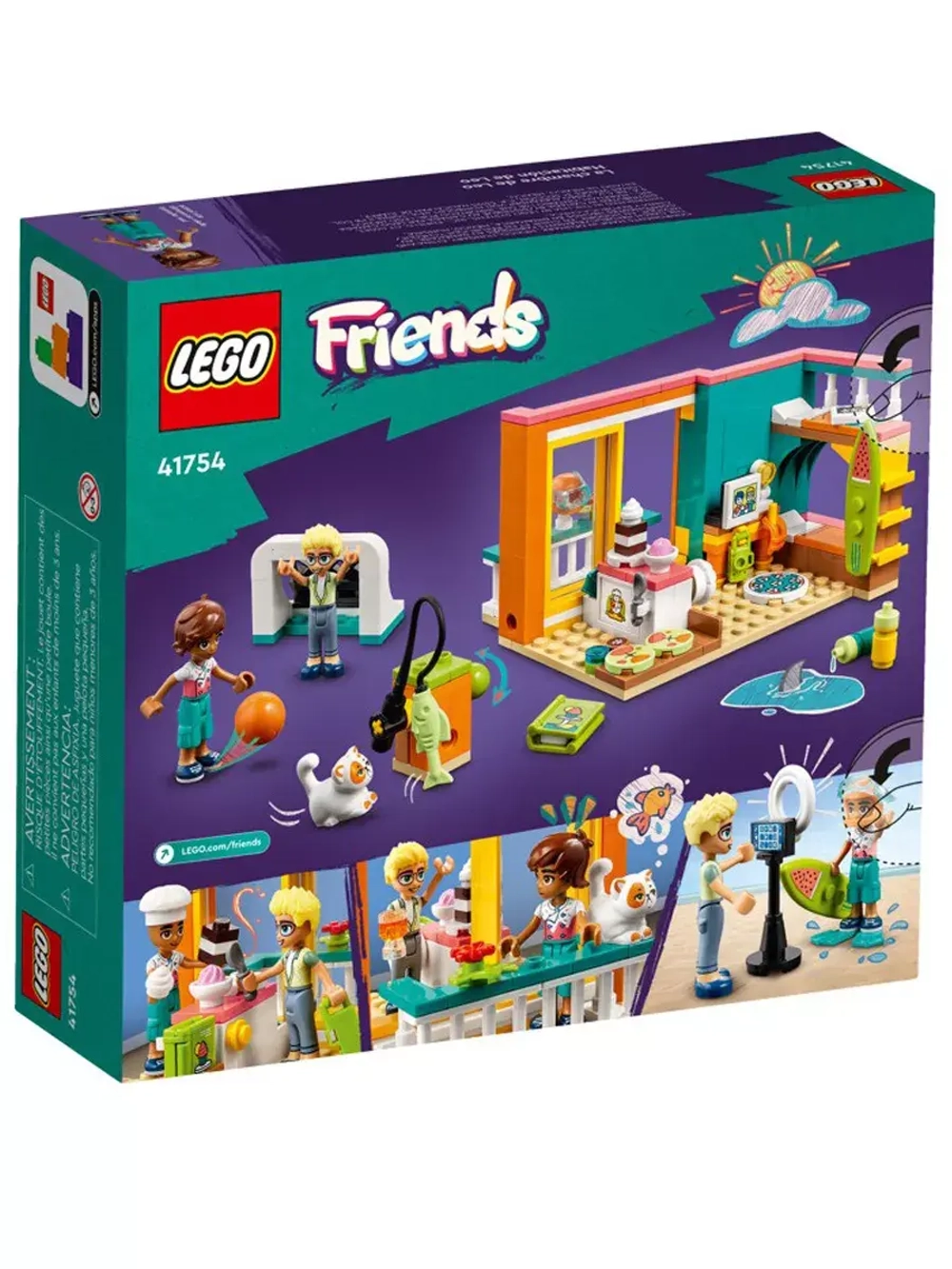 Лего Френдс Комната Лео 41754 Friends