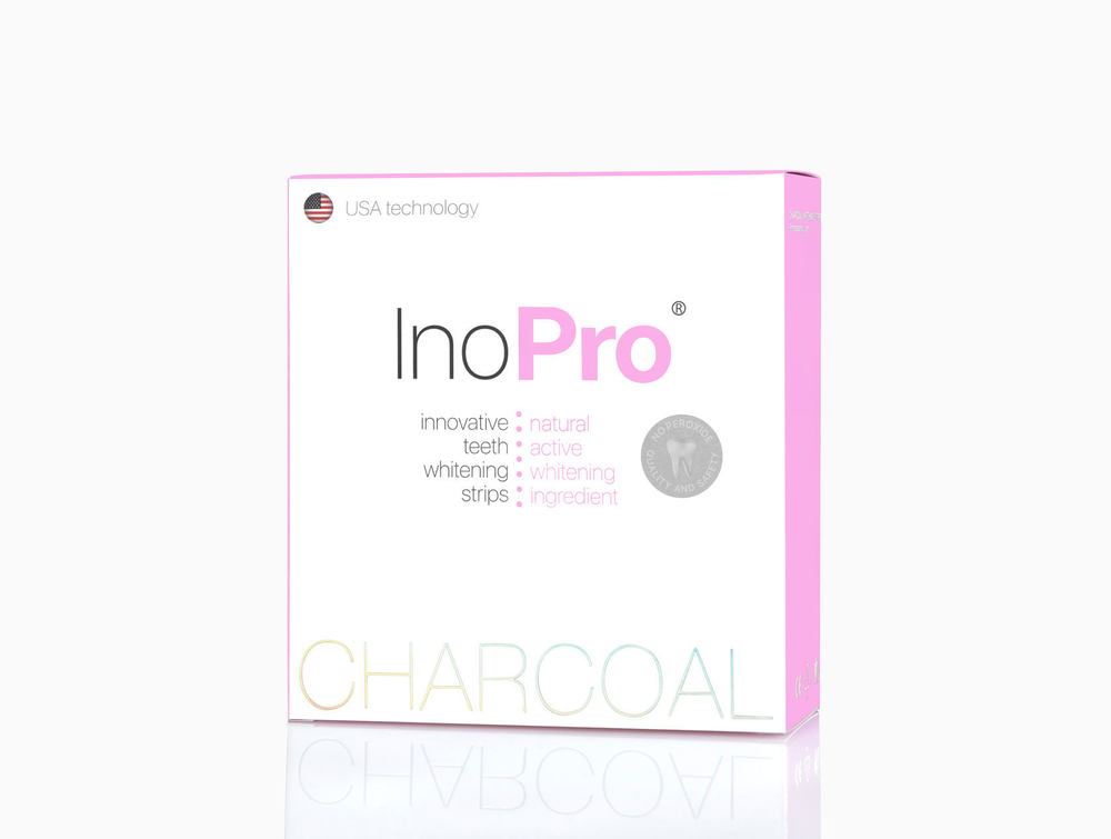 Полоски отбеливающие InoPro Charcaol Whitening Strips