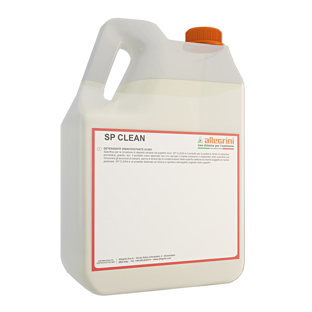 SP Clean Кислотное моющее средство для удаления известковых отложений с твердых поверхностей 5 кг