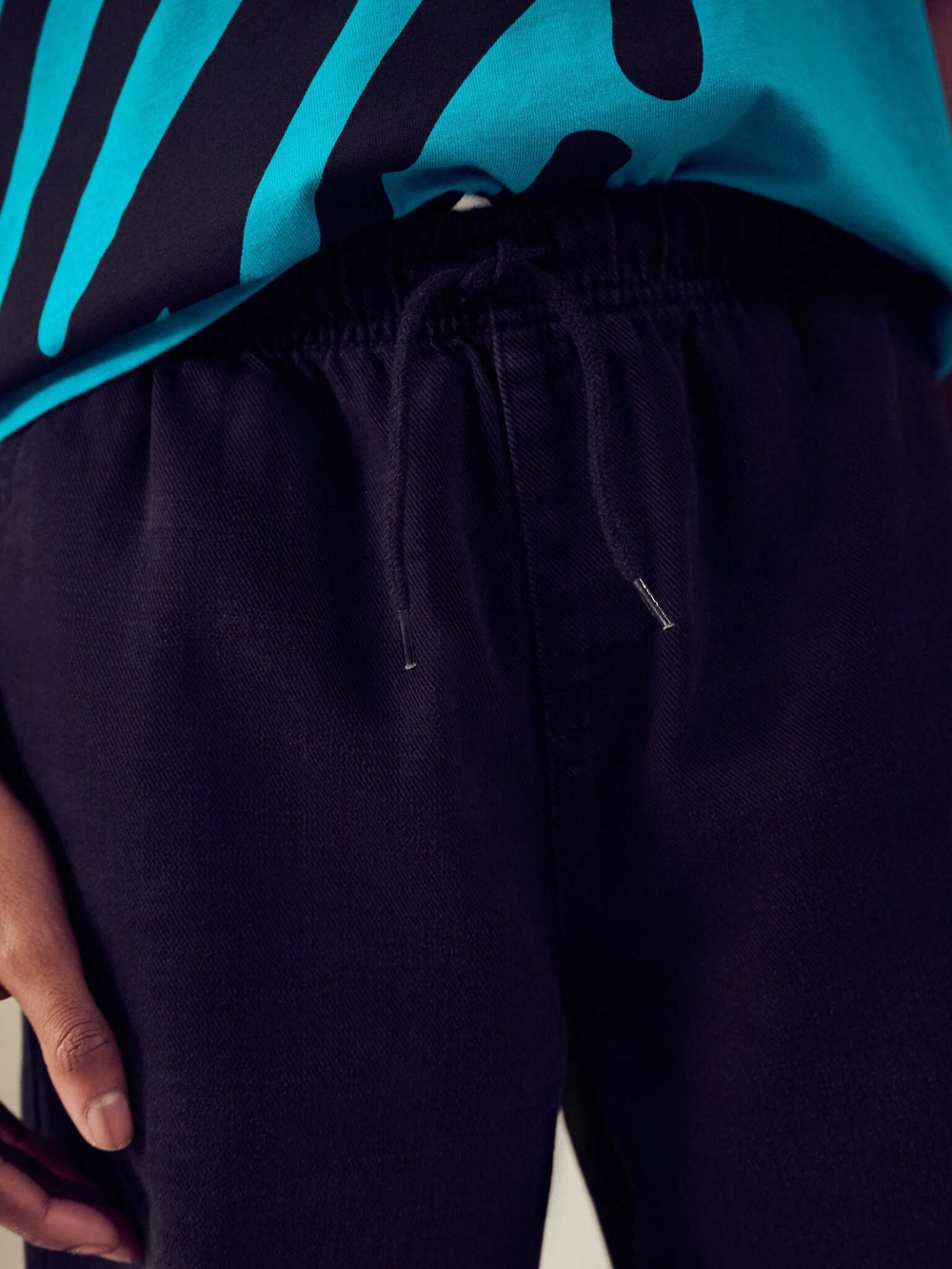 Шорты джинсовые для мальчика Next AC5-634, Черный