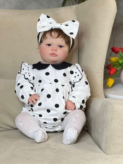 Кукла Реборн мягконабивная 60см в пакете (FA-036)