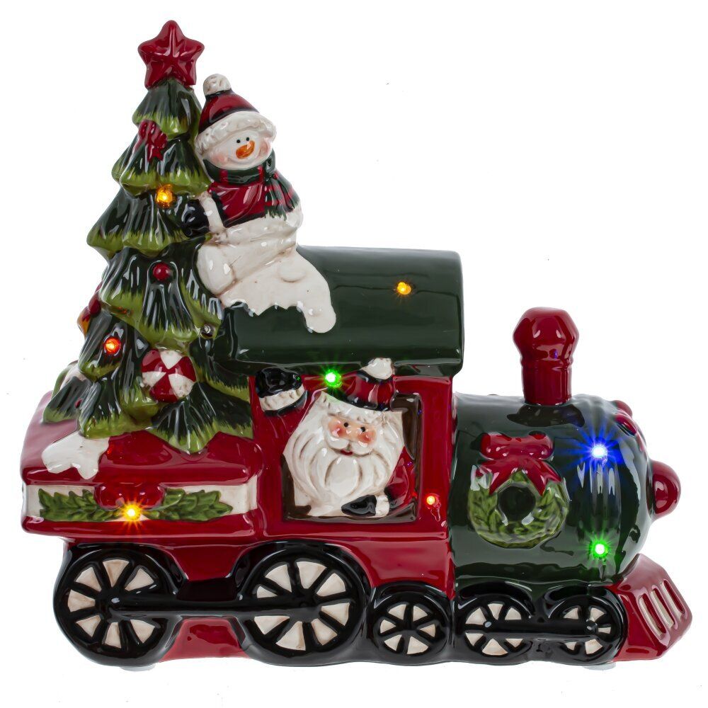 GAEM Фигурка декоративная "Поезд" с подсветкой (АААх3, н/п), L28 W12 H26 см