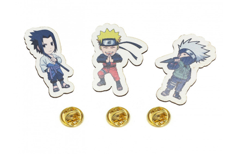 Набор для творчества значки  Наруто Чибики Шиппуден Саске АСТ (08716)