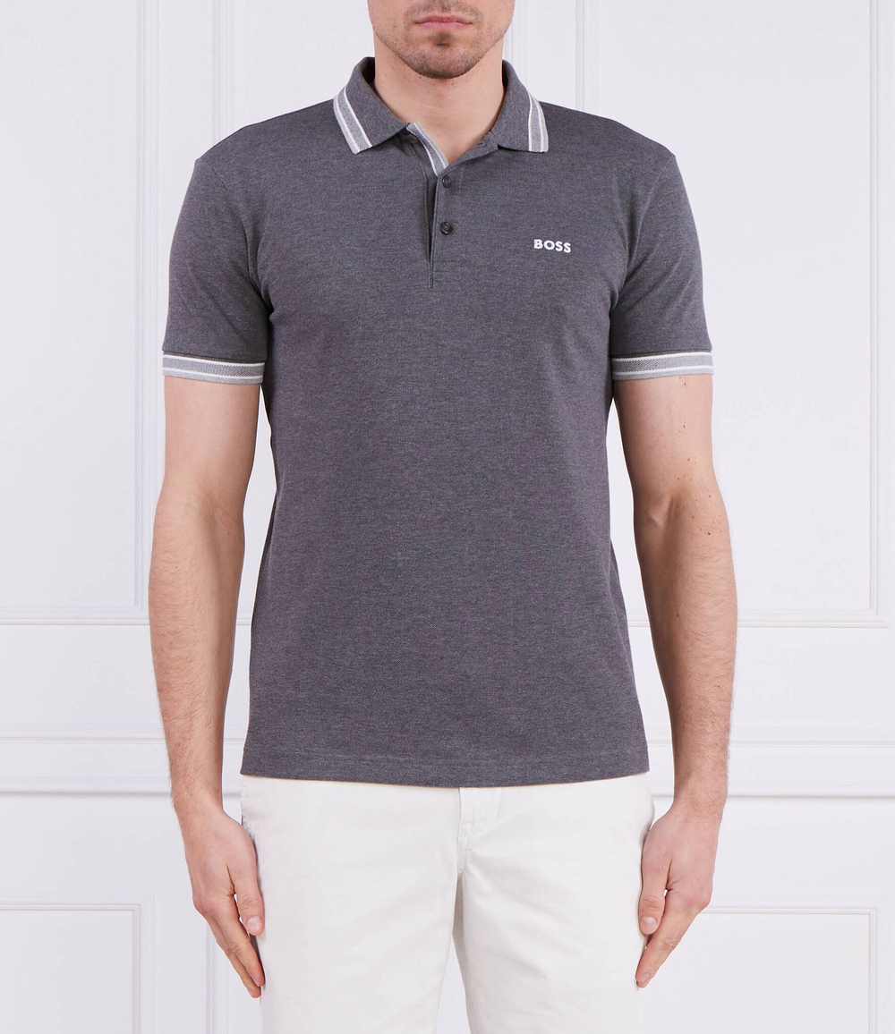 Футболка Поло Paddy BOSS GREEN - серый(50468983)