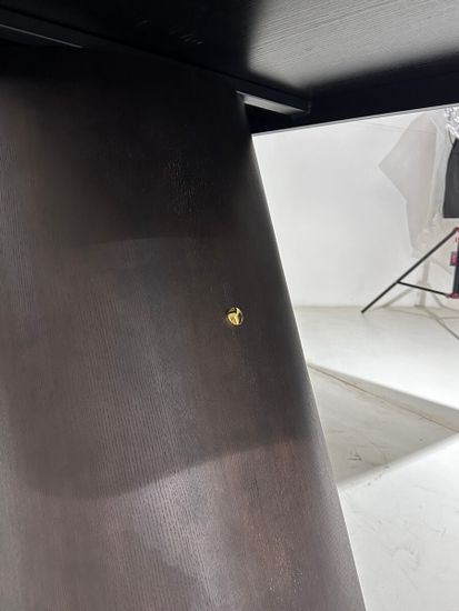 Стол SELTA 200 Белый мрамор CA071, керамика / Дуб/Золотой