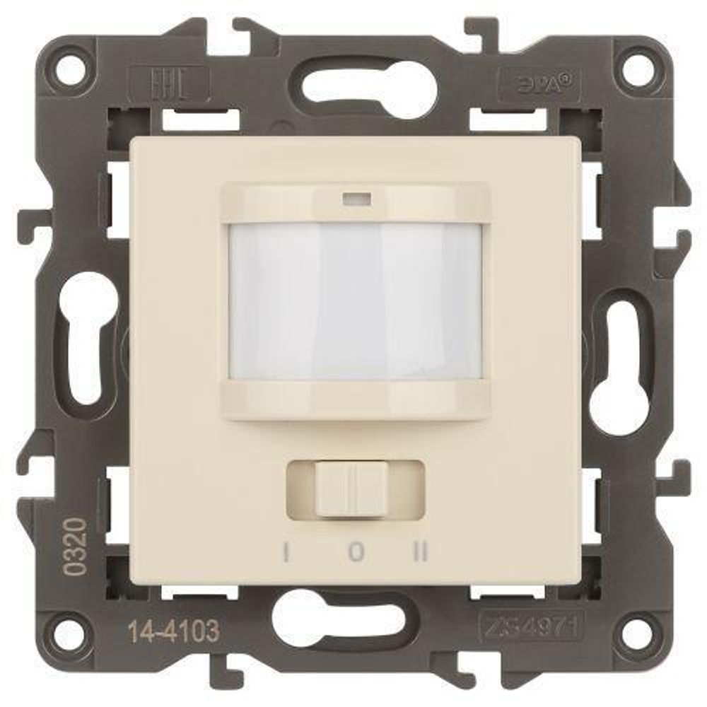 Датчик движения 14-4103-02 2-проводной 180-250В 200Вт Elegance сл. кость ЭРА Б0034353