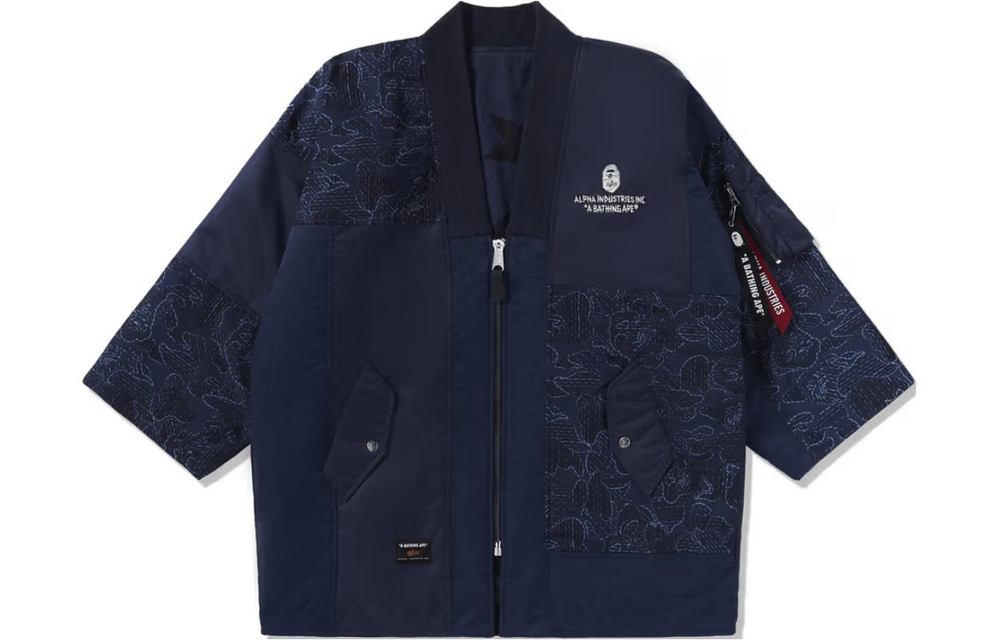 A Bathing Ape X Alpha Industries Reversible Kimono Куртка