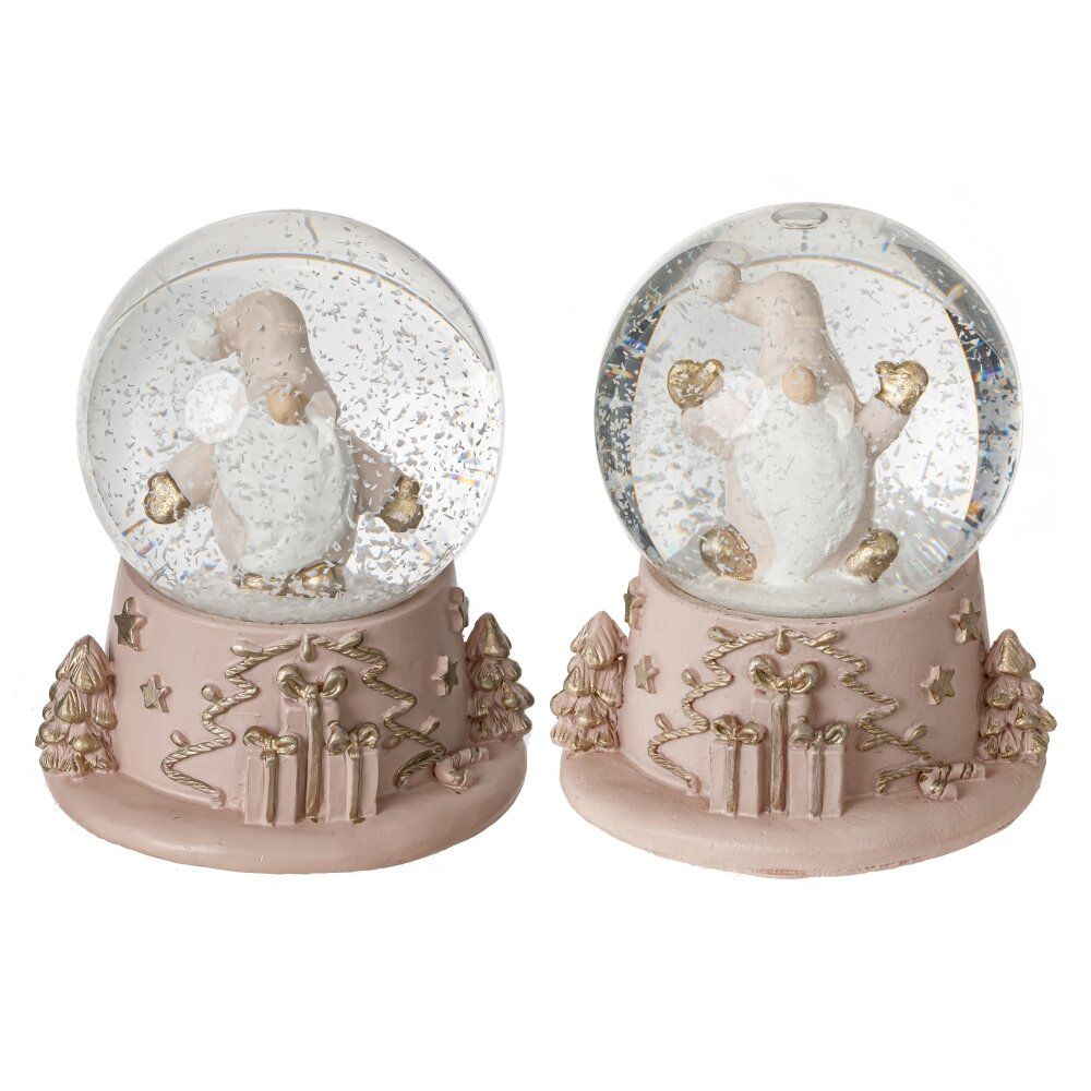 GAEM Фигурка декор в стекл шаре "Гном", D5 см, L5,5 W5 H6 см, 2в.