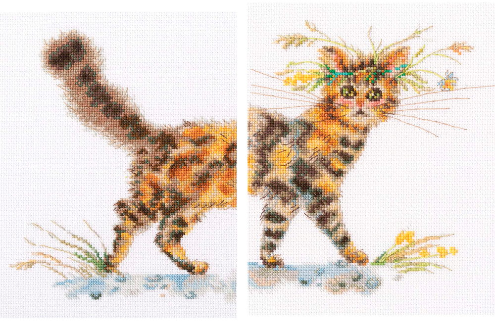 Коллекция:	Животный мир | Юмор¶Название по-английски:	See the cat as a whol¶Название по-русски:	Смот