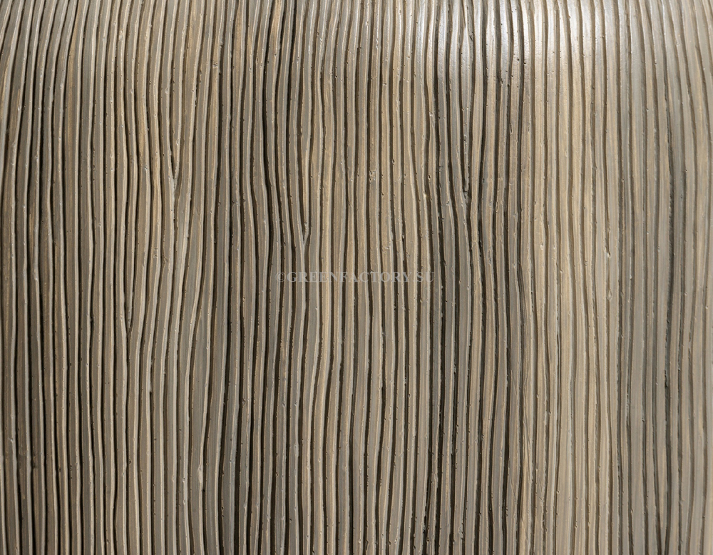 Кашпо TREEZ Effectory - серия Wow - Конус-Чаша - Капучино