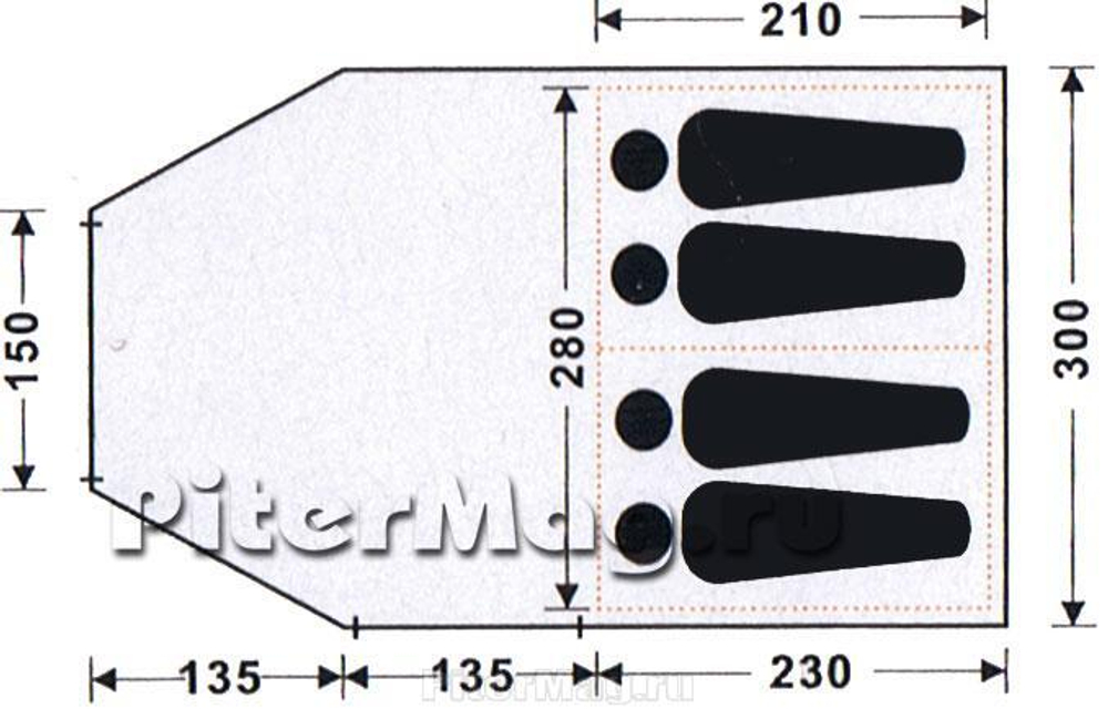 Палатка KingCamp Rimini 4