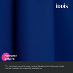 Штора для ванной полиэтилен IDDIS P05PE18i11 Promo  180*200 тёмно-синяя  c кольцами
