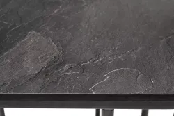 "Женева" интерьерный стол из HPL шестиугольный, D40, H55, цвет "серый гранит"