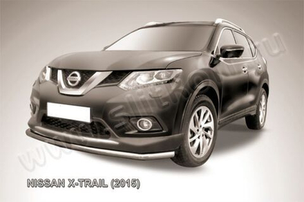 Защита переднего бампера (нержавейка) Nissan X-Trail (2013-2023) d57