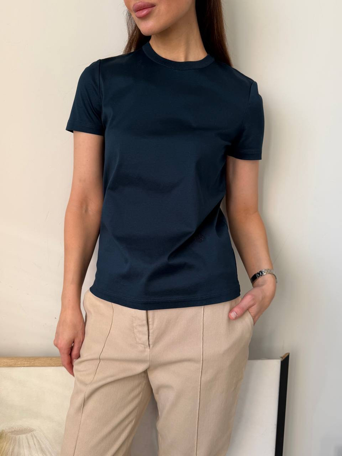 Новая хлопковая футболка Loro Piana, XS