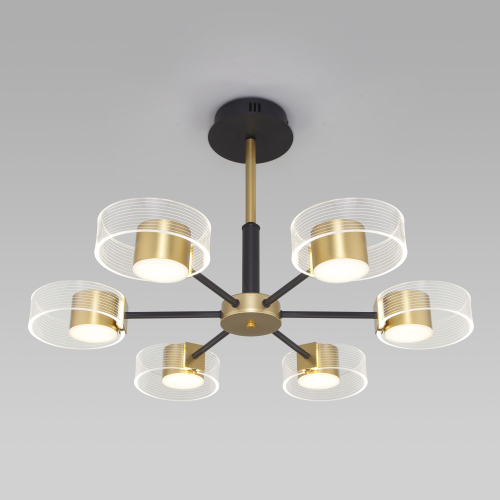 Потолочный светильник 90244/6 черный / золото