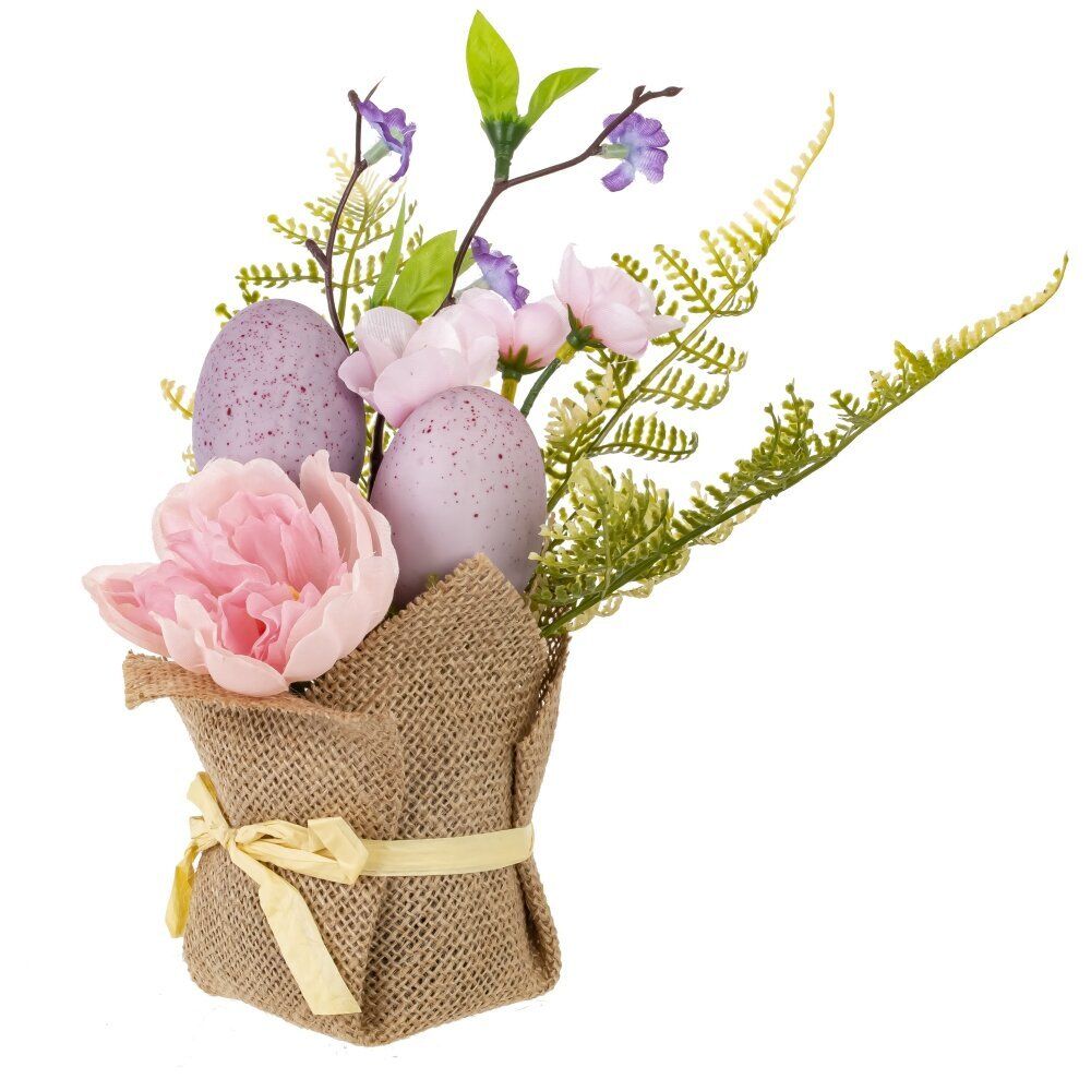 GAEM Цветочная композиция "Пасхальная", L15 W12 H24 см