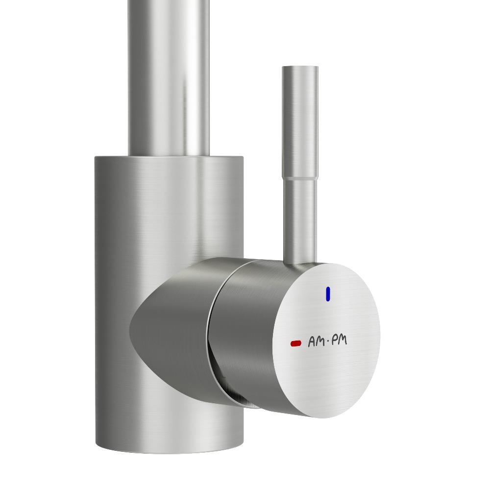 Смеситель для кухни с С-изливом, сатин AM.PM X-Joy S F85B07111