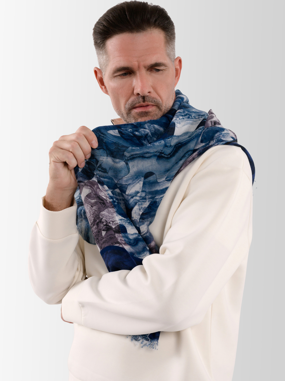 Шарф/ Палантин «Уральский хребет»