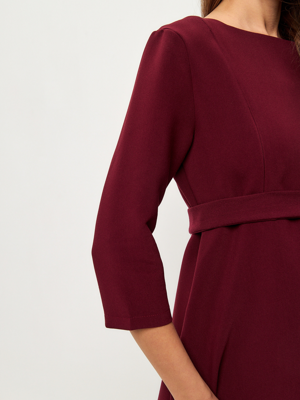 Платье для беременных и кормящих мам осень зима теплое