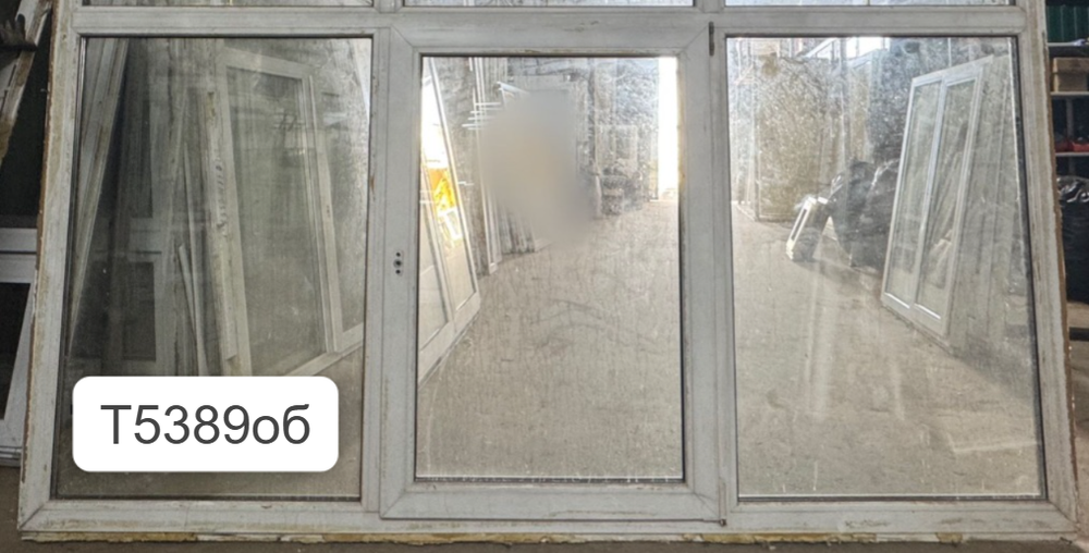 Окно Пластиковое Б/У 132(в) х 262(ш)