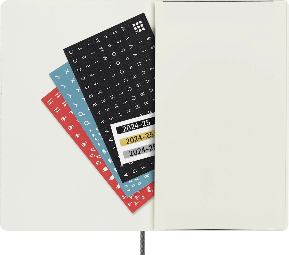 Еженедельник на 2025-2026 гг Moleskine Academic Soft WKNT (DSB18WN3) 13х21см, мягкая обложка, черный