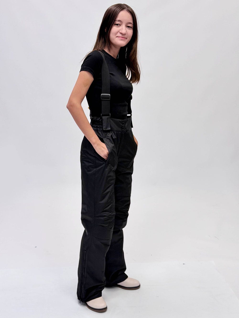 Полукомбинезон зимний мембрана для девочки 10-17 лет Милашка Сьюзи