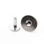 Лабрет (микроштанга) для пирсинга 4 мм из медицинской стали с конусом 6 мм. 1 шт