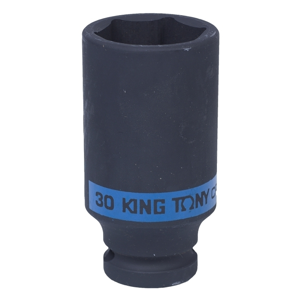 KING TONY (443530M) Головка торцевая ударная глубокая шестигранная 1/2", 30 мм