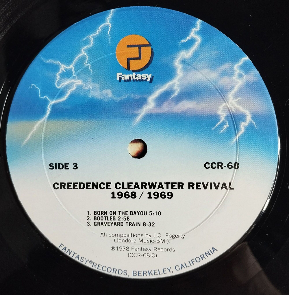 Винтажная виниловая пластинка LP Creedence Clearwater Revival 1968 / 1969 (USA 1978)