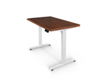 Регулируемый компьютерный стол Bazalt с регулировкой по высоте — столешница МДФ Американский орех
