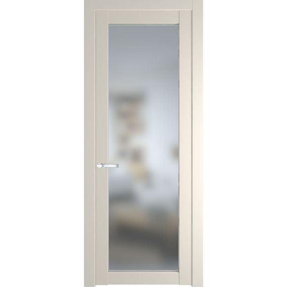 Межкомнатная дверь эмаль Profil Doors 1.1.2PD кремовая магнолия остеклённая
