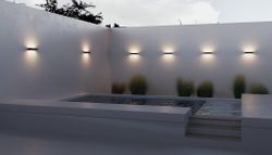 Уличный настенный светодиодный светильник Maytoni Lot O428WL-L20GF3K