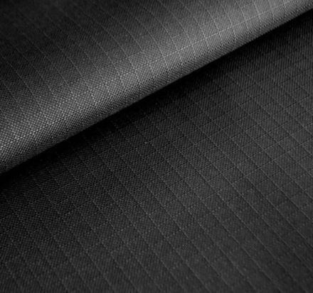 Тентовая ткань Оксфорд 600ПУ черный рип-стоп