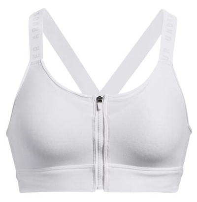 Теннисный бюстгальтер Under Armour Infinity High Zip Sports Bra - White