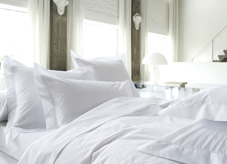 Постельное белье 2 спальное евро Blanc des Vosges Marquise Blanc