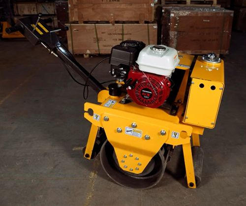 Ручной мини виброкаток TOR R300 одновальцовый - [330 кг / Honda GX160]