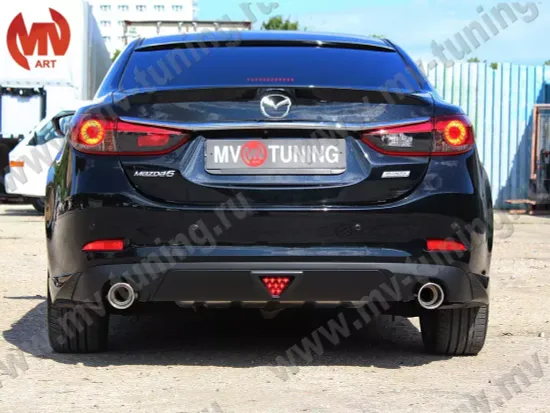 Диффузор заднего бампера var.1 для Mazda 6