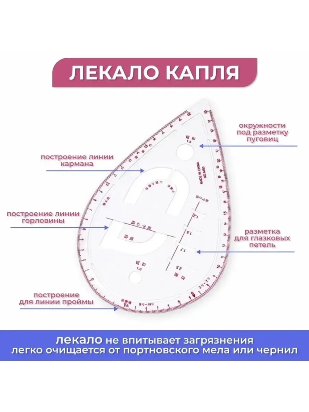 Набор портновских лекал